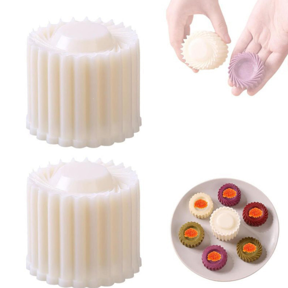 2-in-1 Double-Sided Sunflower Cookie Stamp Pastry Mold for Baking Biscuits