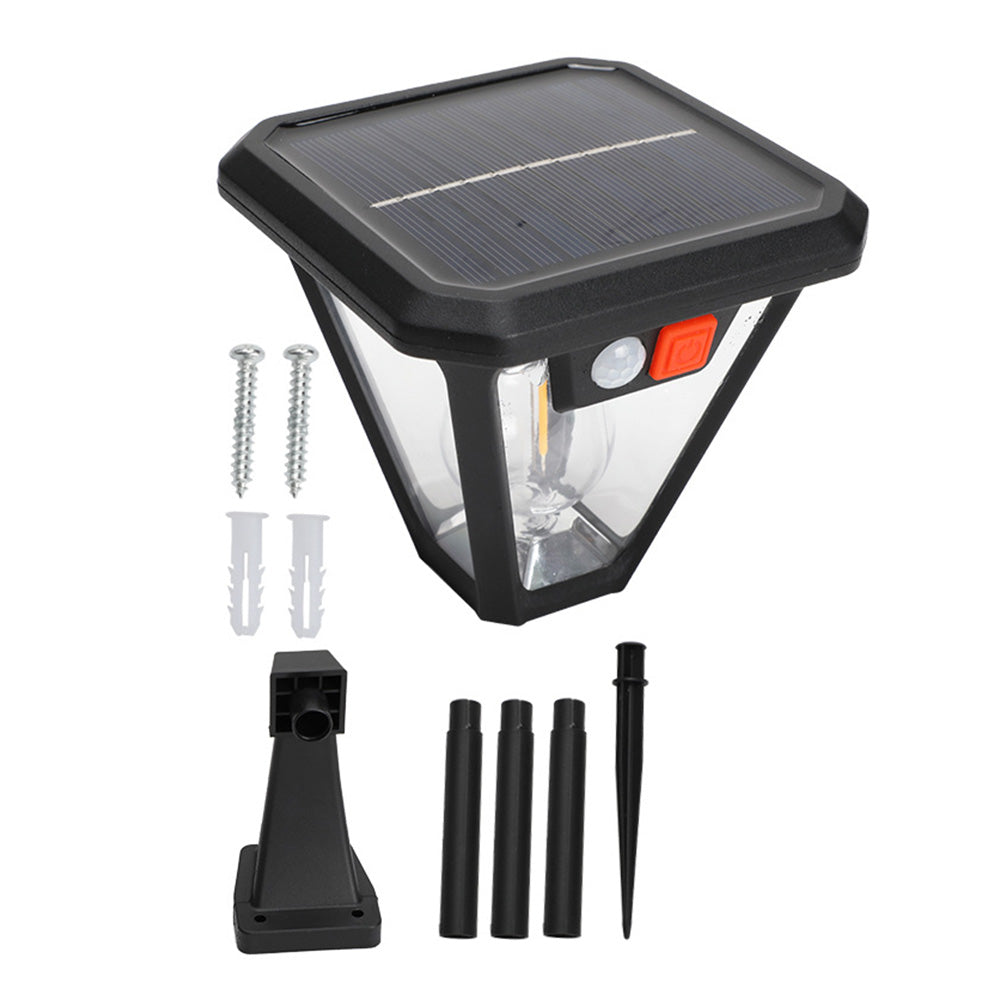 Solar Spot Lights Wall Motion Sensor Lights Path Lamp For Garden