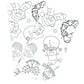 2Pcs 180x120CM Xmas Giant Coloring Poster Paper Coloring Tablecloth