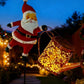 Solar Santa Claus Garden Stake Light Outdoor Christmas Yard Decoration