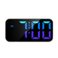 Super Loud RGB Digital Alarm Clock for Heavy Sleepers with Night Light for Bedrooms