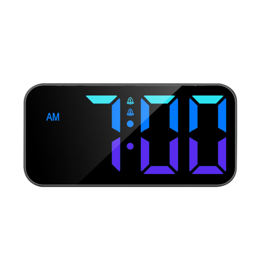 Super Loud RGB Digital Alarm Clock for Heavy Sleepers with Night Light for Bedrooms