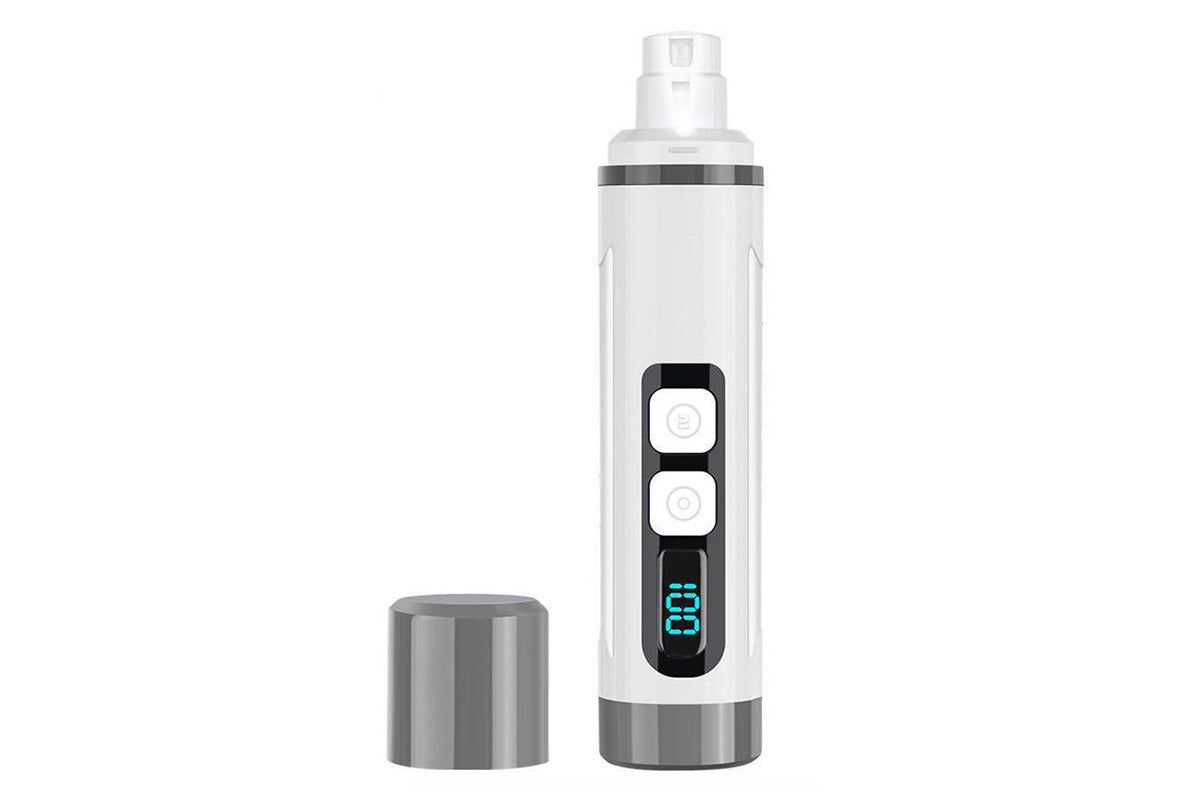 Pet Nail Grinder with LED Light Rechargeable Dog Cat Nail Trimmer