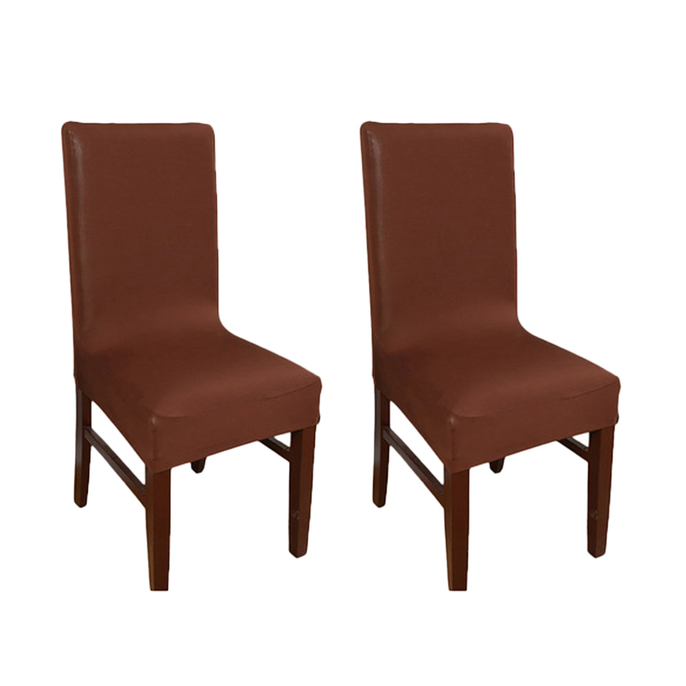 2Pcs Stretch Elastic Chair Washable Slipcover