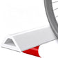 200cm Self Adhesive Shower Water Dam for Bathroom Floor Threshold Seal Strip