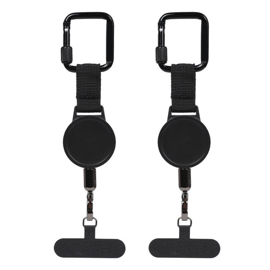2XRetractable Anti-Theft Phone Tether Wrist Strap Holder