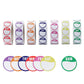 7 Rolls 3500 Round Day Dot Food Storage Labels for Catering
