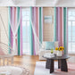 Colorful Double-Layer Blackout Curtain for Bedroom Decor with Laser-Cut Star Design