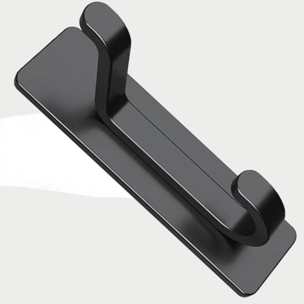 8Pcs Self Adhesive Wall Hook Double Hook Hanger Home Kitchen Bathroom Hanger Cabinet Tool