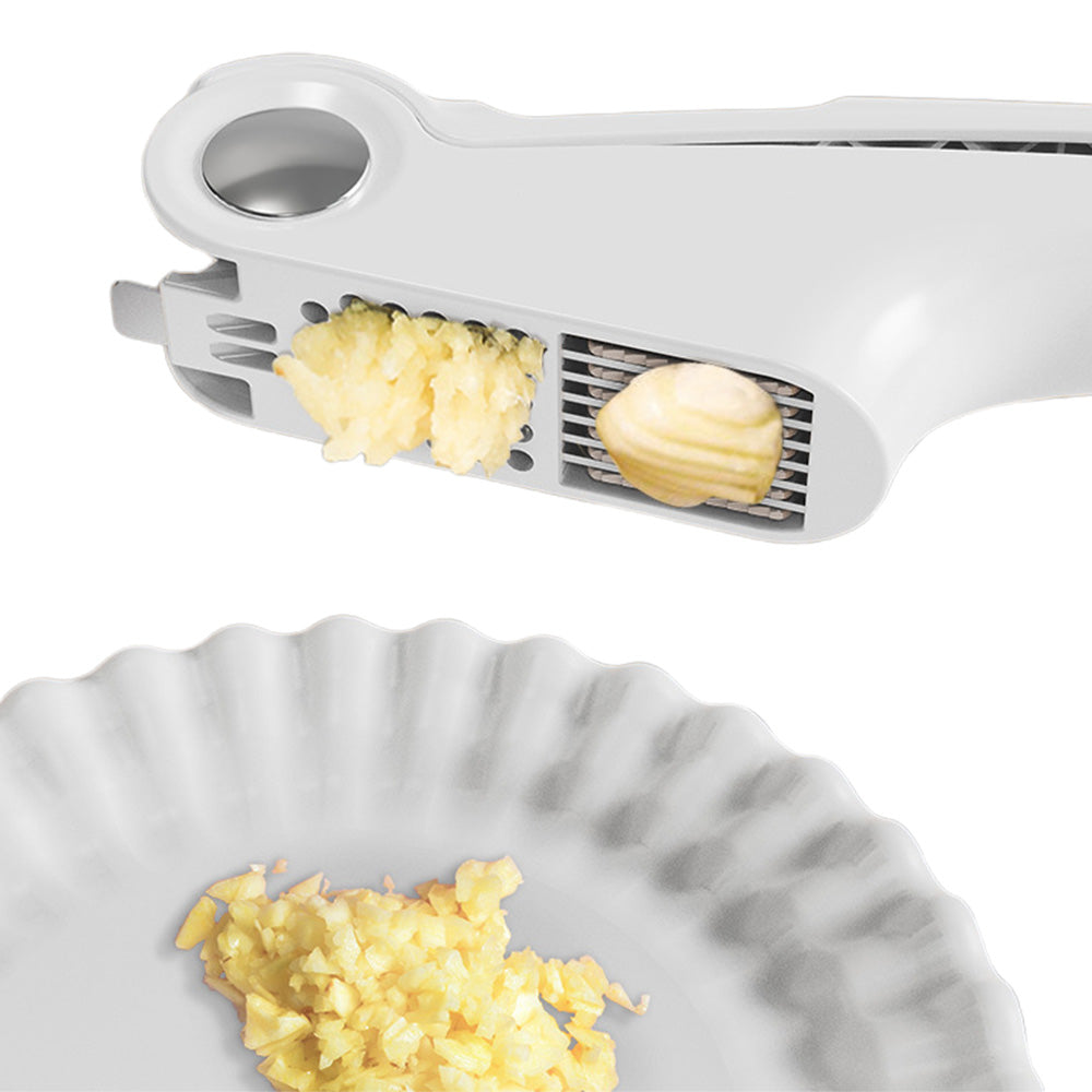 4-in-1 Garlic Press Mincer Garlic Crusher Slicer Peeler Can Opener Jar Opener