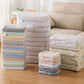 8 Pack 3D Vacuum Compression Storage Bags for Clothes Quilts Travel Space-Saving