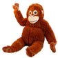 Monkey Plush Toy Orangutan Stuffed Animal Soft Cuddly Doll for Kids Adults
