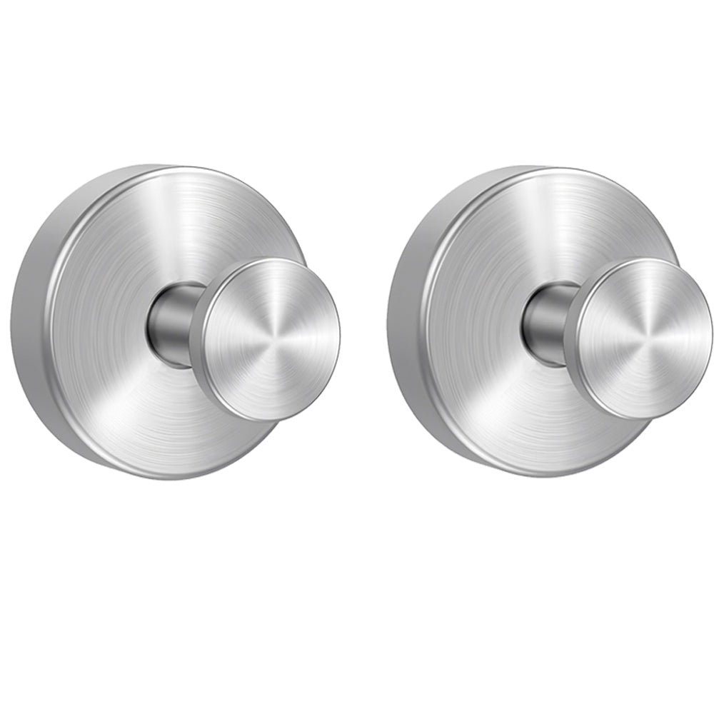 2Pcs Strong Vacuum Suction Cup Hook Shower Towel Holder Hooks