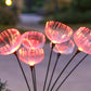 2-Pack 7 Heads Color Changing Jellyfish Solar Garden Lights