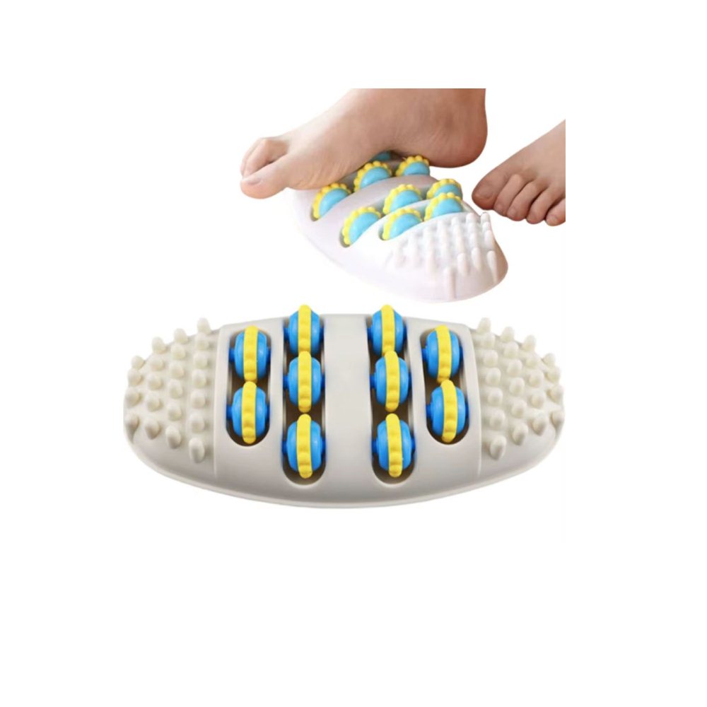 2Pcs Elliptical Foot Massagers Roller Press Foot Finger Press Plates