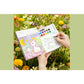 Watercolor Colouring Book with 12-Color Pigment Color Blocks
