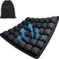 Inflatable 3D Air Cushion Seat for Long Flights Car Office Chair Portable with Air Pump