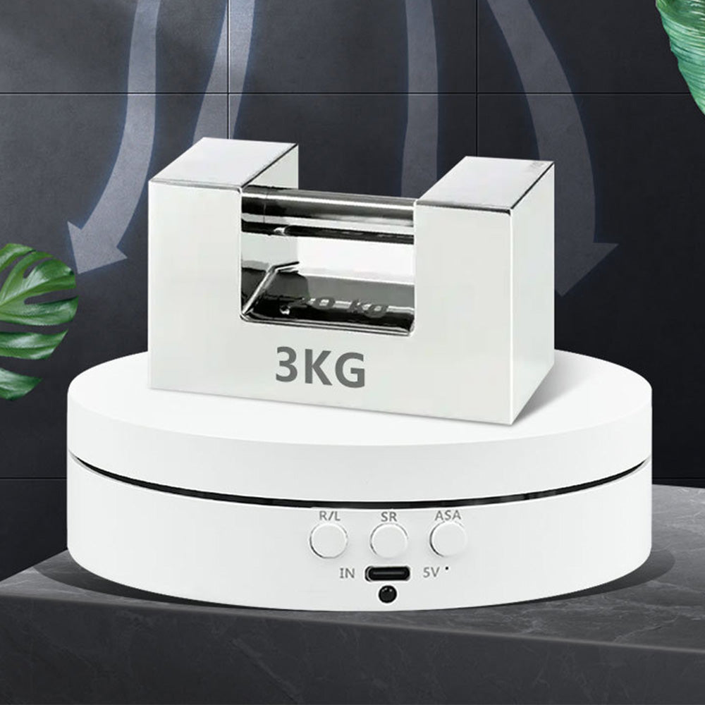 Electric 360 Degree Rotating Display Stand for Jewelry and Photography