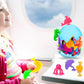 27Pcs Suction Toys Montessori Suction Cup Toy with Egg Shell Silicone Sucker
