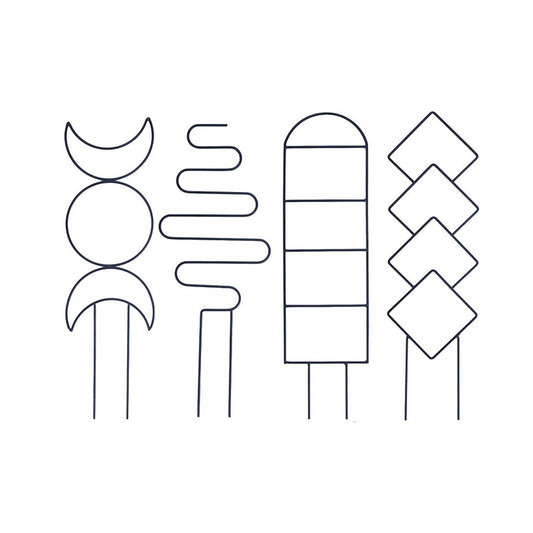 4Pcs Plant Climbing Trellis Metal Flower Plant Support Frame