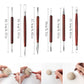 18PCS Clay Sculpting Tools Basic Pottery Tool Kit With Tool Bag Modeling Clay Sculpting Tools