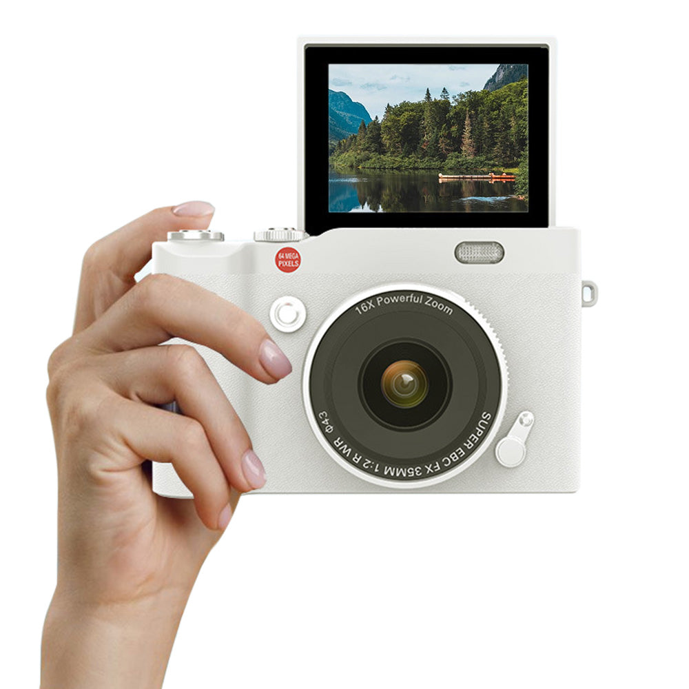 4K Digital Camera for Photography and Vlogging 64MP Compact Autofocus