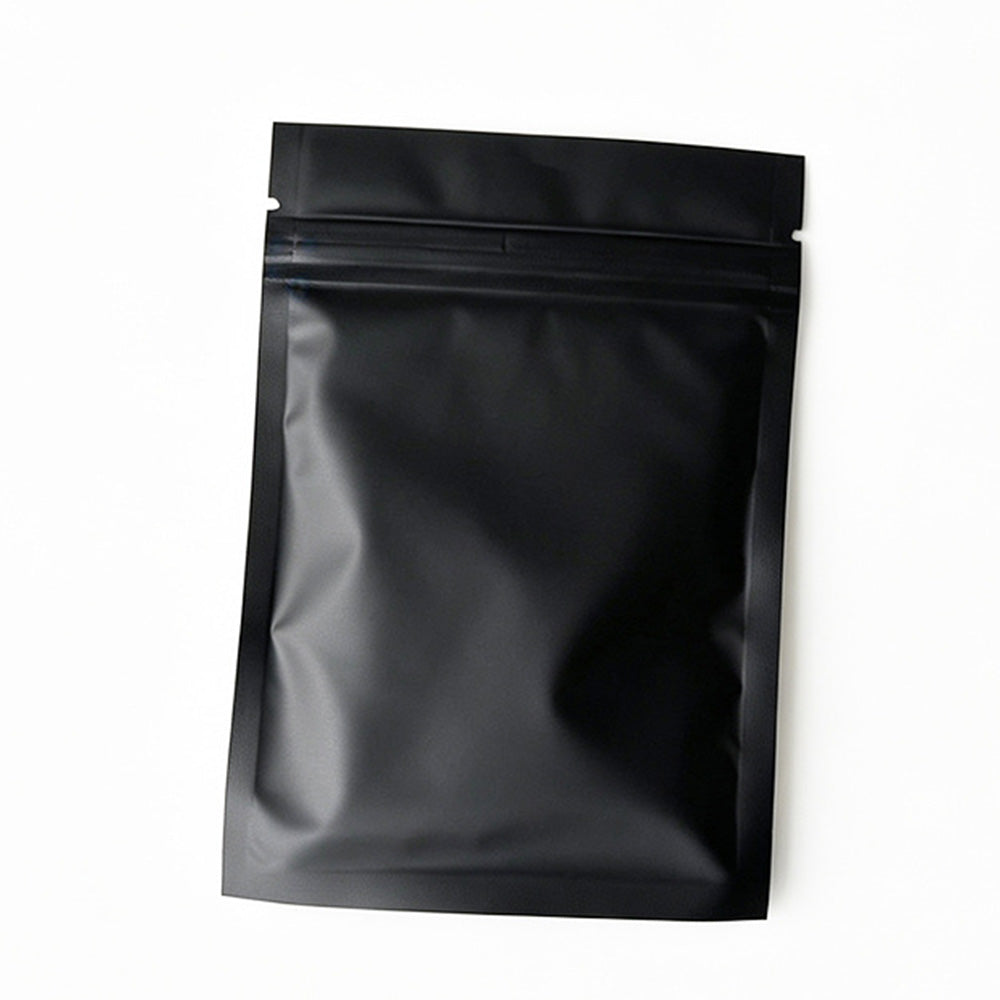 100 Pack Black Matte Aluminum Foil Food Storage Bags in 2 Sizes