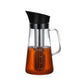 Durable Glass Cold Brew Coffee Maker with Airtight Lid