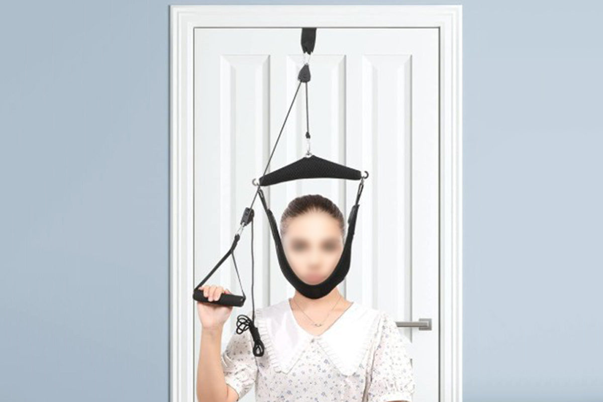Cervical Neck Traction Device Over Door Neck Stretcher Hammock For Home Use