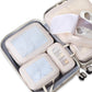 7Pcs Set Compression Packing Cubes Luggage Organizer Bags for Travel Suitcases