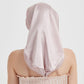 Extra Long Satin Sleep Cap with Soft Elastic Band