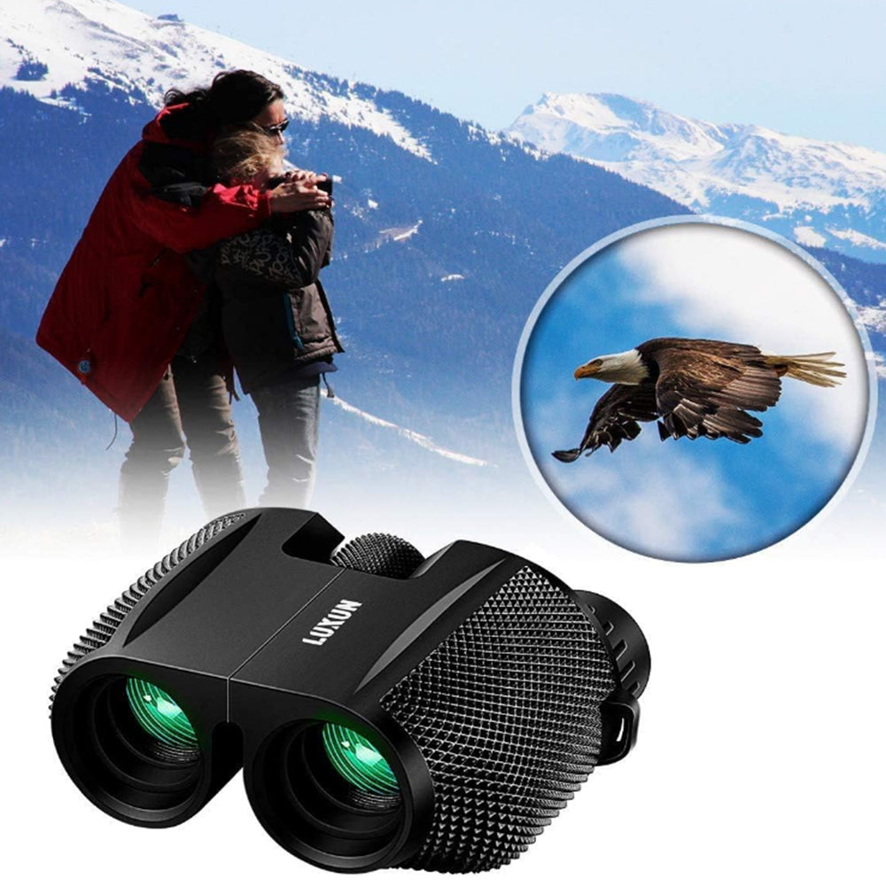 2Pcs Compact 10X25 Binoculars Night Vision Telescope for Outdoor Travel