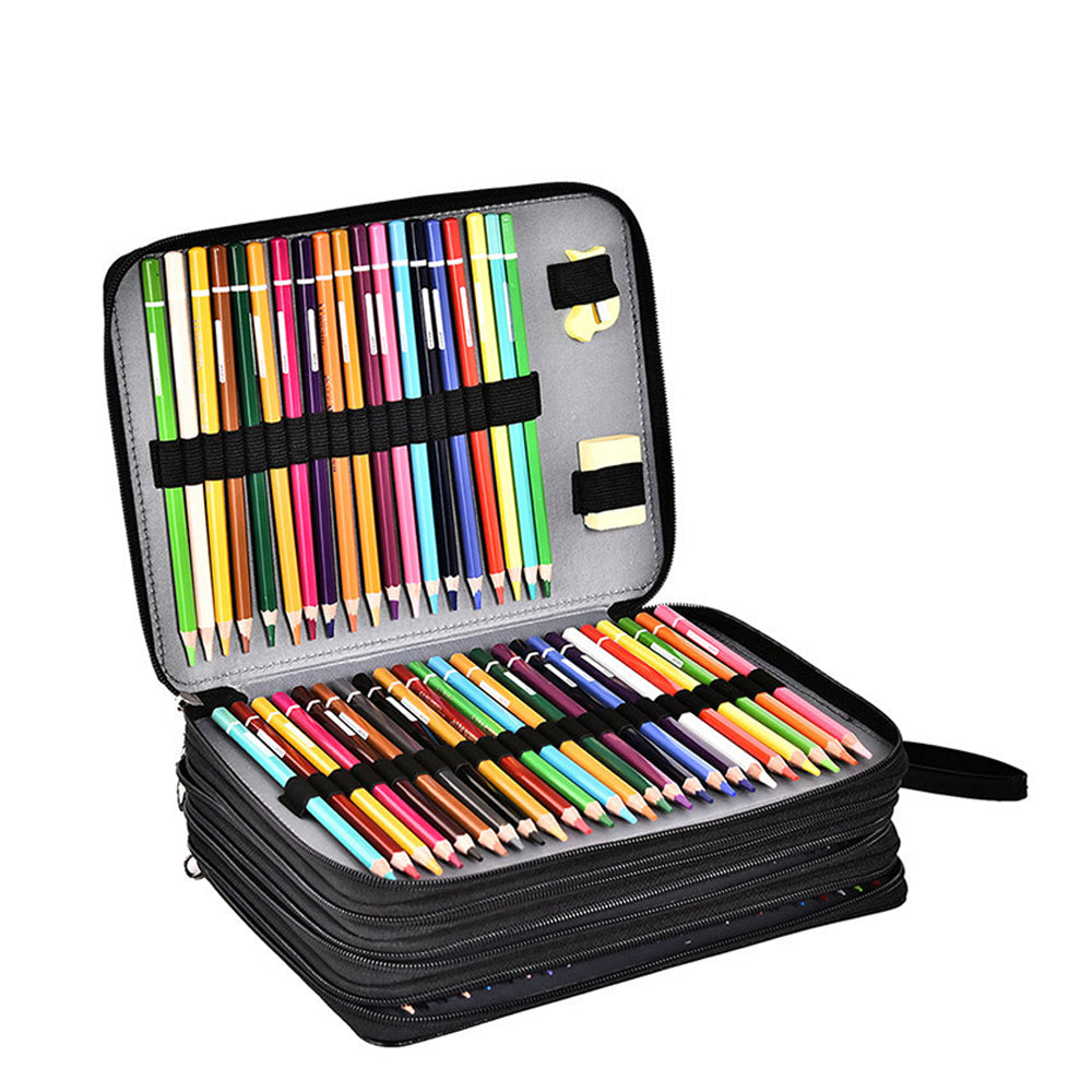 184 Slot Foldable Large Capacity Pencil Case Makeup Bag and Storage Organizer