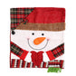 Christmas Chair Covers with Santa Hat for Holiday Dinner Party