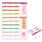 30 Days Fitness Tracker Planner Weight Loss Journal 15-30 Day Progress Summary Body Measurement Record