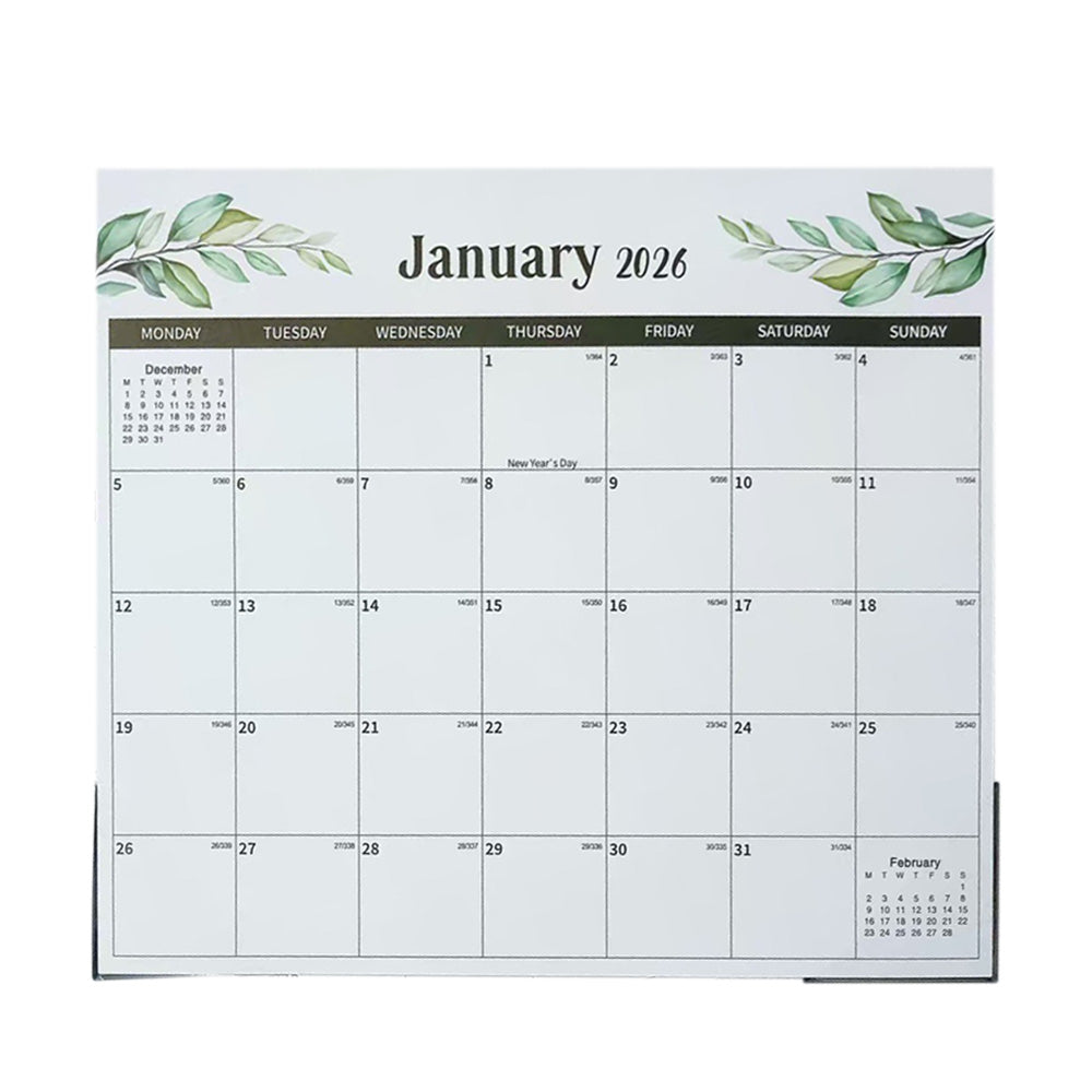 18-Month Planner Calendar for Fridge