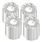 200Pcs Reusable Elastic Aluminum Foil Food Covers for Bowls and Plates