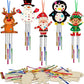 3D Rotating Christmas Wind Chime Kit for Kids Make Your Own Wind Chime Wooden Arts