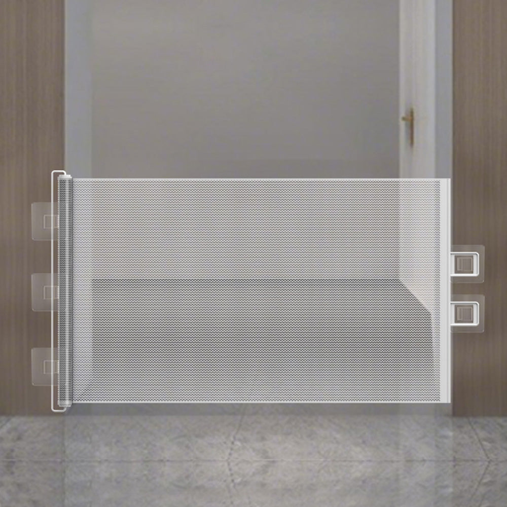 Retractable Dog Gate for Outdoor Staris Hallways Doorways No Drill
