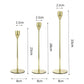3Pcs Taper Candle Holder Table Decorative Candlestick Holder for Wedding Dinning