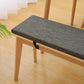 Long Bench Cushion with Ties for Dining Window Bench