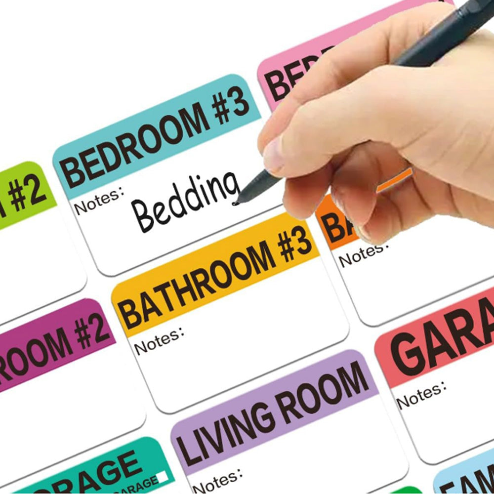 600Pcs Moving Home Removal Box and Furniture Contents Labels