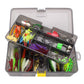 169PCS Fishing Lures Kit Set Two Layers Tackle Box With Fishing Baits Fishing Plier