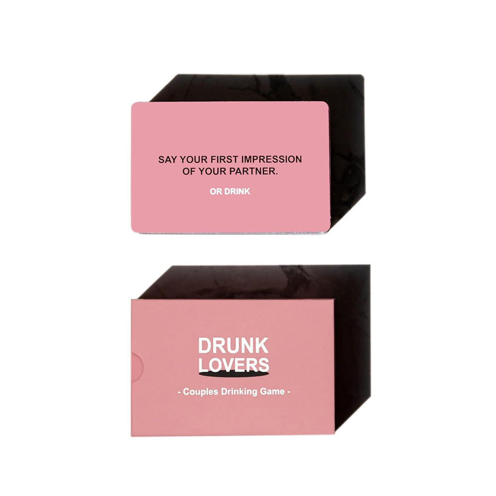 Drunk Lovers Couples Drinking Game For Date Night With 54 Game Cards