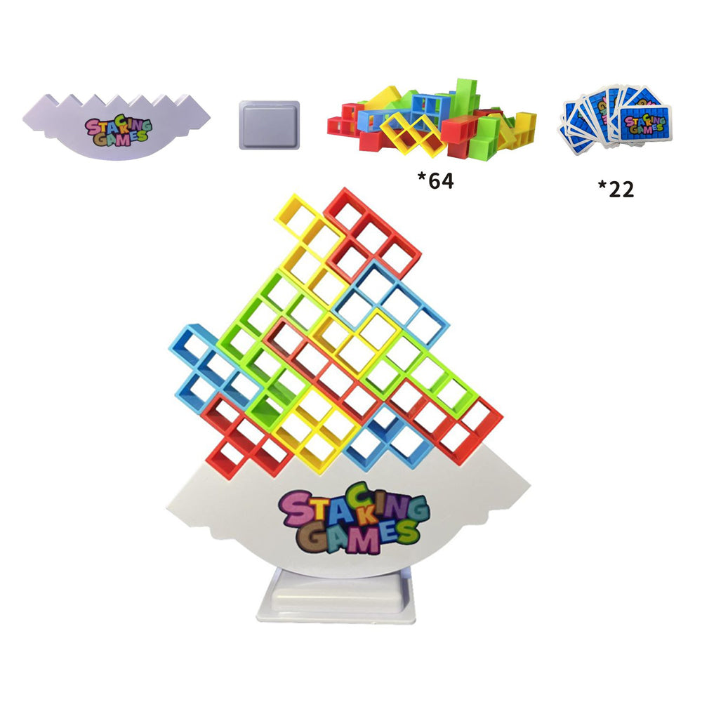 Tetra Tower Balance Stacking Blocks Team Building Blocks Toy