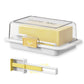 Kitchen Butter Dish with Lid and Spoon Butter Box Butter Holder Butter Tray