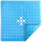 Large Non Slip Shower Mat with Drain Holes Square Shower Mat