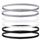 6 Pack Elastic Sports Headbands for Men and Women Running Fitness