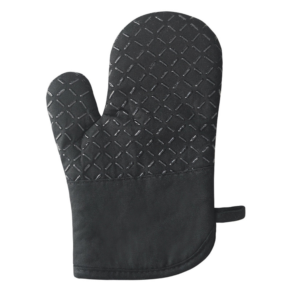 Cotton Silicone Oven Mitts Set with Pot Holders