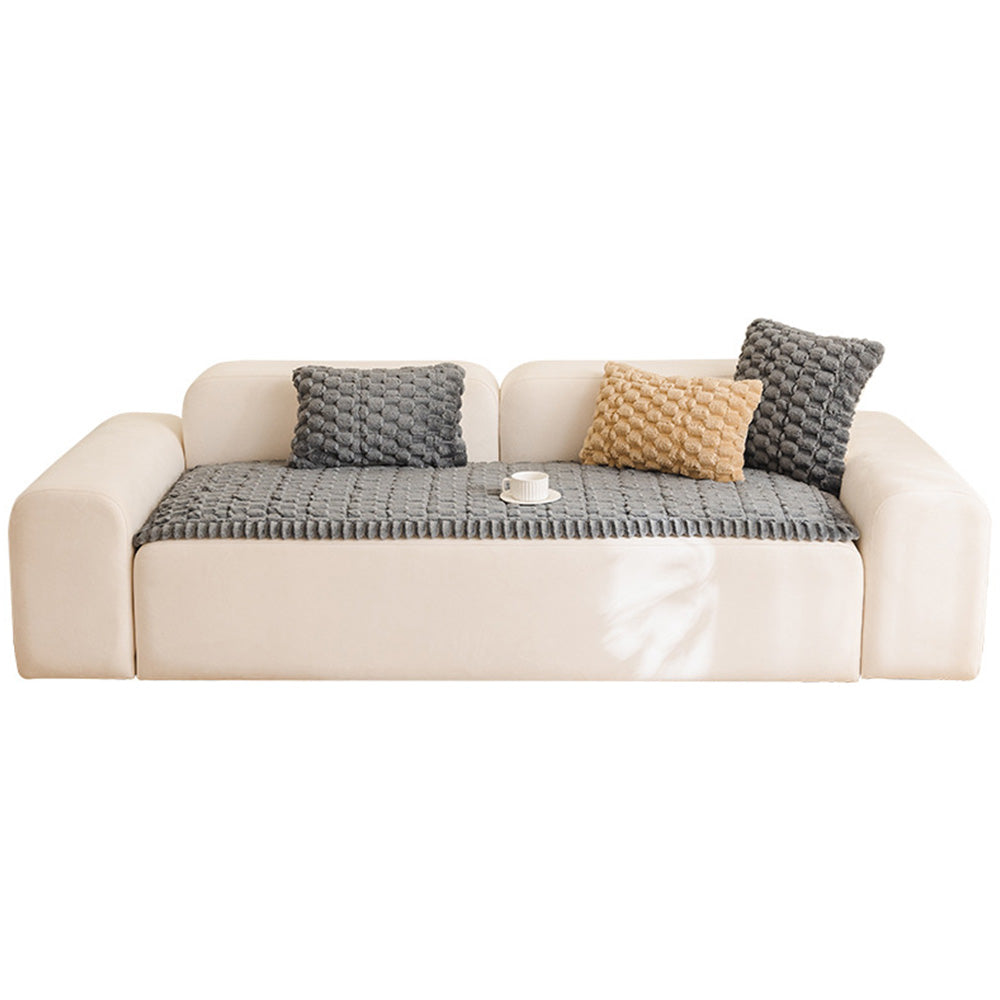 Non Slip Couch Cover Soft Wear Resistant Furniture Protector for Sofa Protection-Grey